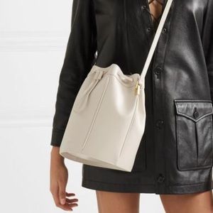 Women's YSL Talitha Medium Leather Bucket Bag